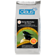 Claus Honig Alleinf(τύπος Ia μαύρος) για white-eyes & συμπλήρωμα αναπαραγωγής για gouldians 500gr Claus Honig Alleinf(τύπος Ia μαύρος) για white-eyes & συμπλήρωμα αναπαραγωγής για gouldians 500gr