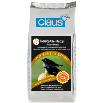 Claus Honig Alleinf(τύπος Ia μαύρος) για white-eyes & συμπλήρωμα αναπαραγωγής για gouldians 500gr Claus Honig Alleinf(τύπος Ia μαύρος) για white-eyes & συμπλήρωμα αναπαραγωγής για gouldians 500gr