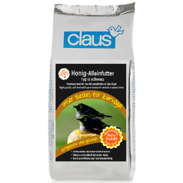 Claus Honig Alleinf(τύπος Ia μαύρος) για white-eyes & συμπλήρωμα αναπαραγωγής για gouldians 500gr Claus Honig Alleinf(τύπος Ia μαύρος) για white-eyes & συμπλήρωμα αναπαραγωγής για gouldians 500gr