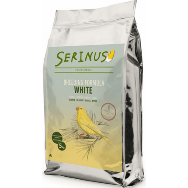 Serinus White Formula oυδέτερη (ειδικά λευκά καναρίνια) 5kg Serinus White Formula oυδέτερη (ειδικά λευκά καναρίνια) 5kg