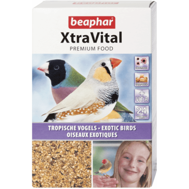 Beaphar xtra vital exotic bird τροφή για τροπικά πτηνά (24 σπόρους) Beaphar xtra vital exotic bird τροφή για τροπικά πτηνά (24 σπόρους)