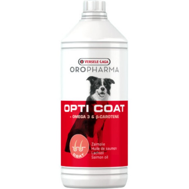 Versele-Laga Oropharma Opti Coat 100% φυσικό συμπλήρωμα διατροφής με βάση το λάδι σολομού