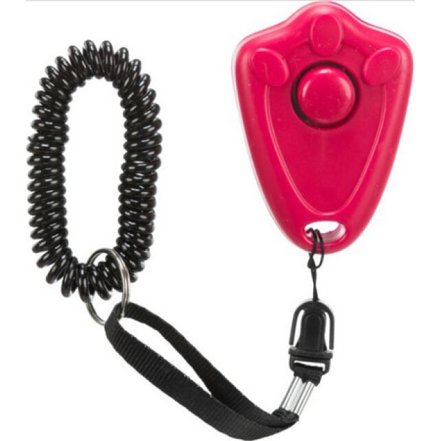 Trixie clicker εκπαιδευτικό βοήθημα με κουμπί του ειδικού σήματος ήχου, κατάλληλο για σκύλους Trixie clicker εκπαιδευτικό βοήθημα με κουμπί του ειδικού σήματος ήχου, κατάλληλο για σκύλους