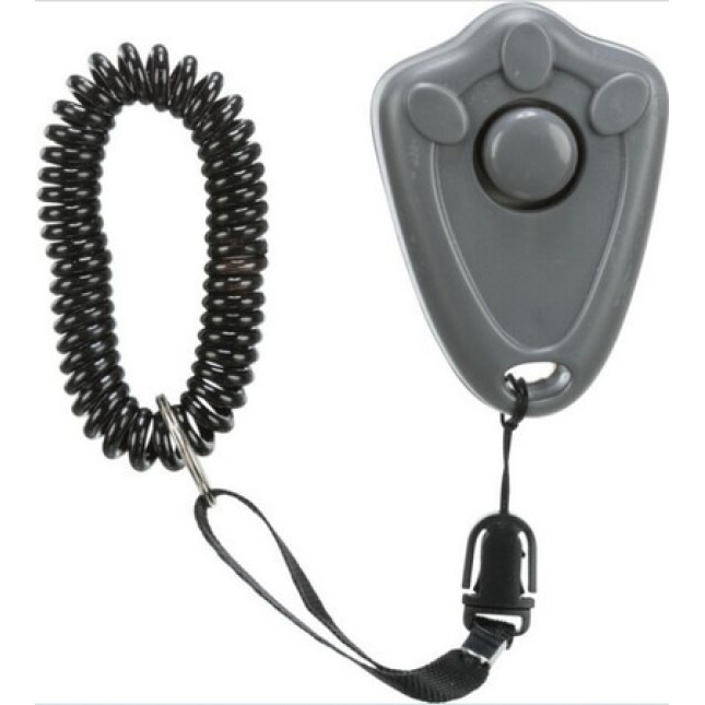 Trixie clicker εκπαιδευτικό βοήθημα με κουμπί του ειδικού σήματος ήχου, κατάλληλο για σκύλους Trixie clicker εκπαιδευτικό βοήθημα με κουμπί του ειδικού σήματος ήχου, κατάλληλο για σκύλους