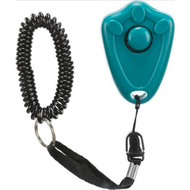 Trixie clicker εκπαιδευτικό βοήθημα με κουμπί του ειδικού σήματος ήχου, κατάλληλο για σκύλους Trixie clicker εκπαιδευτικό βοήθημα με κουμπί του ειδικού σήματος ήχου, κατάλληλο για σκύλους