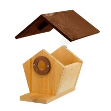 ferplast Ν3 ξύλινη καφέ φωλιά πουλιών 21x21,3x16,6cm ferplast Ν3 ξύλινη καφέ φωλιά πουλιών 21x21,3x16,6cm