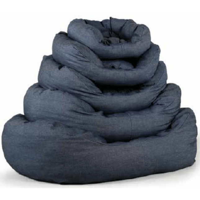 Κρεβατάκι πουφ υφασμάτινο deluxe 63cm x 63cm Κρεβατάκι πουφ υφασμάτινο deluxe 63cm x 63cm