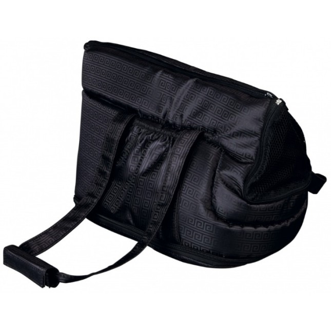 Trixie τσάντα μεταφοράς riva 26x30x45cm μαύρο