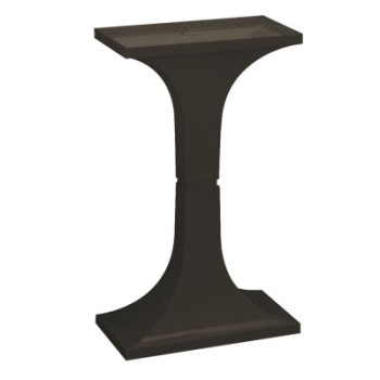 ferplast βάση κλουβιών καφέ h72cm