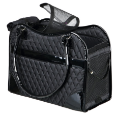 Trixie τσάντα μεταφοράς amina 18x29x37cm μαύρο