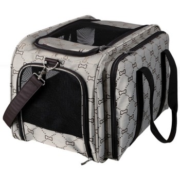 Trixie τσάντα μεταφοράς maxima αυξ. 33x32x54cm μπεζ/καφέ Trixie τσάντα μεταφοράς maxima αυξ. 33x32x54cm μπεζ/καφέ