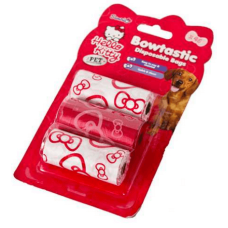 Pet brands hello kitty bowstic σακούλες περιττωμάτων με 3 rolls από 15 το καθένα