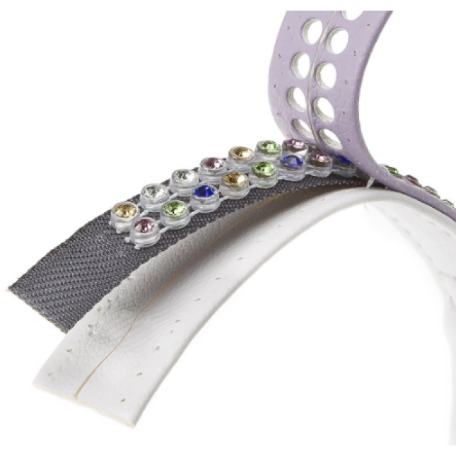 Ferplast περιλαίμιο lux c collar μωβ-λευκό Ferplast περιλαίμιο lux c collar μωβ-λευκό