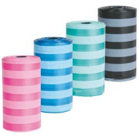 Trixie σακούλες ακαθαρσιών αντ/κες από πλαστικό διαφόρων χρωμάτων (4x20τμχ)