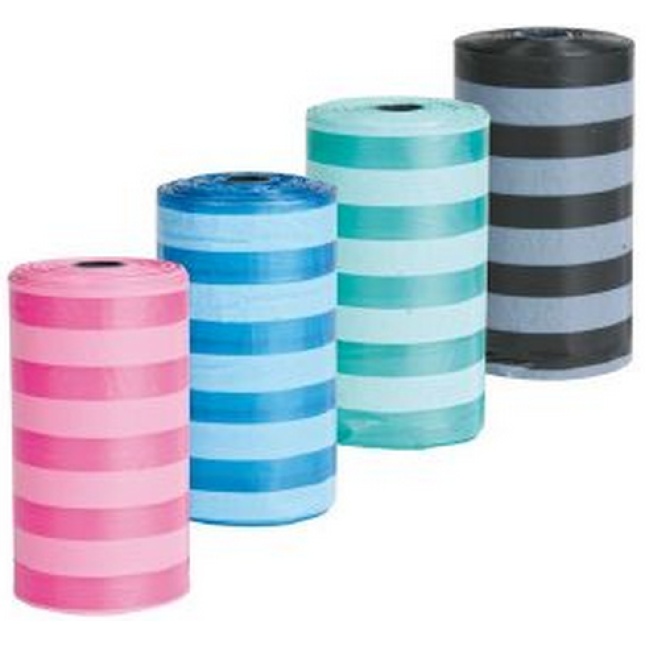Trixie σακούλες ακαθαρσιών αντ/κες από πλαστικό διαφόρων χρωμάτων (4x20τμχ)