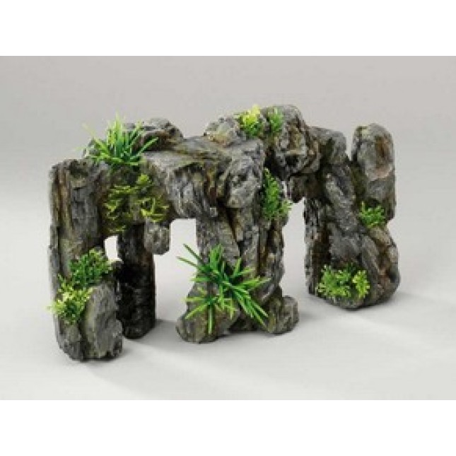 DECOR ''ROCK BACKGROUND GREY'' 42*16*23 DECOR ''ROCK BACKGROUND GREY'' 42*16*23