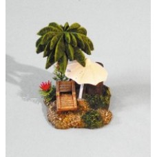 DECOR ''TROPICAL ISLAND'' 11.5x12x15cm