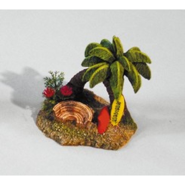 DECOR ''TROPICAL ISLAND'' 15.5x12.5x16.5cm