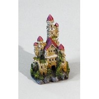 DECOR ''CASTLE ON ROCK'' SMALL 10.5*9*17cm