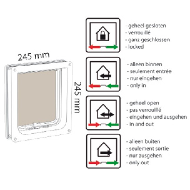 CAT MATE GLASS-FITTING 4-WAY24,5Χ24,5 CM CAT MATE GLASS-FITTING 4-WAY24,5Χ24,5 CM