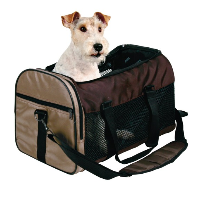 Trixie τσάντα μεταφοράς samira 31x32x52cm καφέ/μπεζ Trixie τσάντα μεταφοράς samira 31x32x52cm καφέ/μπεζ