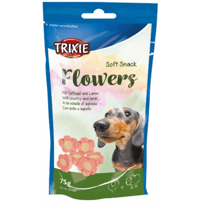 Trixie λιχουδιά flowers,για σκύλους 75gr Trixie λιχουδιά flowers,για σκύλους 75gr