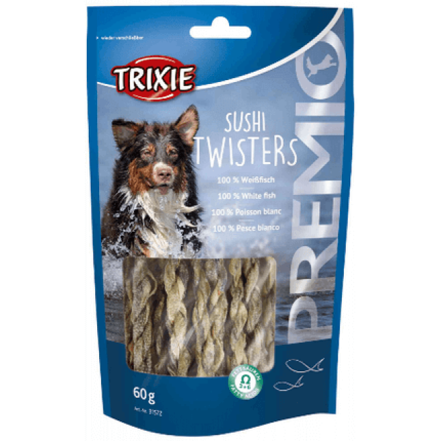 Trixie λιχουδιά premio sushi twisters 60gr Trixie λιχουδιά premio sushi twisters 60gr