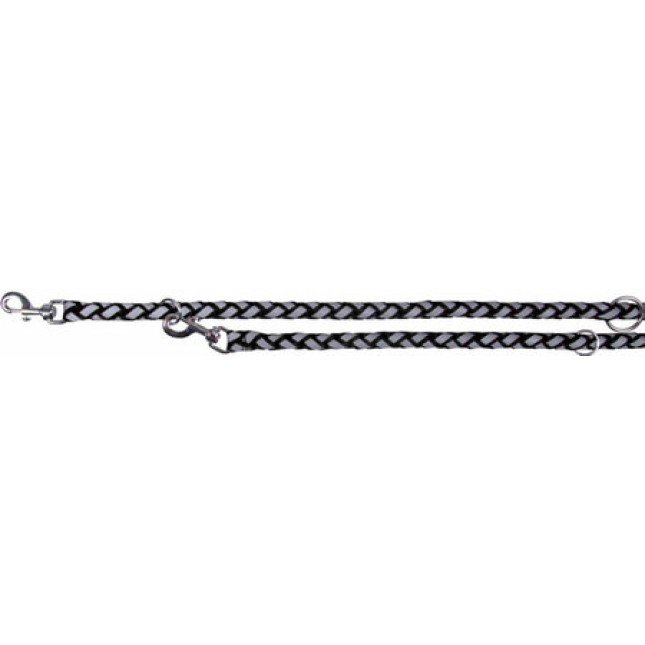 Trixie οδηγός cavo 200cm/18mm μαύρο/ασημί Trixie οδηγός cavo 200cm/18mm μαύρο/ασημί