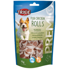 Trixie λιχουδιά premio rolls ψάρι/κοτόπουλο 75gr Trixie λιχουδιά premio rolls ψάρι/κοτόπουλο 75gr