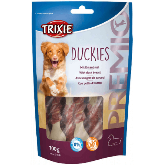 Trixie λιχουδιά premio duckies 100gr Trixie λιχουδιά premio duckies 100gr