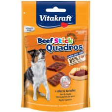 Vitakraft λιχουδιά beef stick quadros+συκώτι-πατάτες 70gr. Vitakraft λιχουδιά beef stick quadros+συκώτι-πατάτες 70gr.