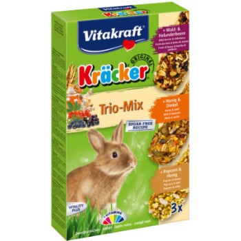 Vitakraft kracker για κουνέλια με μέλι&φρούτα 3τεμ Vitakraft kracker για κουνέλια με μέλι&φρούτα 3τεμ