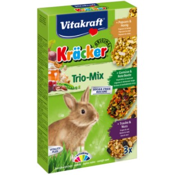 Vitakraft kracker για κουνέλια με λαχανικά φρούτα 3τεμ Vitakraft kracker για κουνέλια με λαχανικά φρούτα 3τεμ