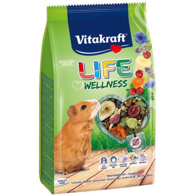 Vitakraft lf welnes-τροφή για ινδικά χοιρίδια 600gr Vitakraft lf welnes-τροφή για ινδικά χοιρίδια 600gr