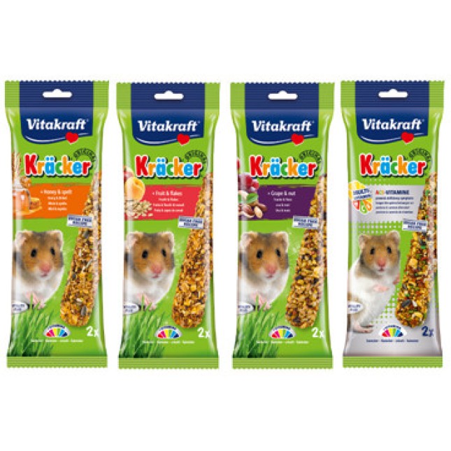 Vitakraft kracker duo λιχουδιές για χάμστερ 2τεμ Vitakraft kracker duo λιχουδιές για χάμστερ 2τεμ