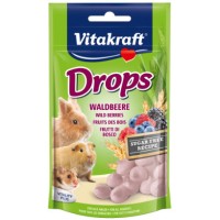Vitakraft drops λιχουδιά σταγόνες τροπ. φρούτων 75gr