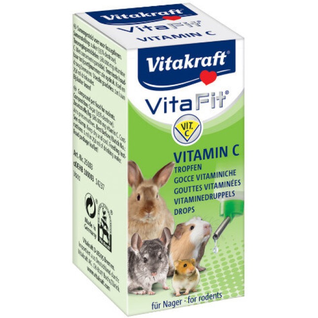 Vitakraft σταγόνες βιταμίνης C τρωκτικών 10ml Vitakraft σταγόνες βιταμίνης C τρωκτικών 10ml