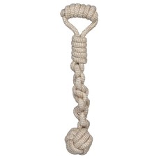 trixie παιχνίδι denta fun σχοινί με μπάλα 8cm/38cm trixie παιχνίδι denta fun σχοινί με μπάλα 8cm/38cm