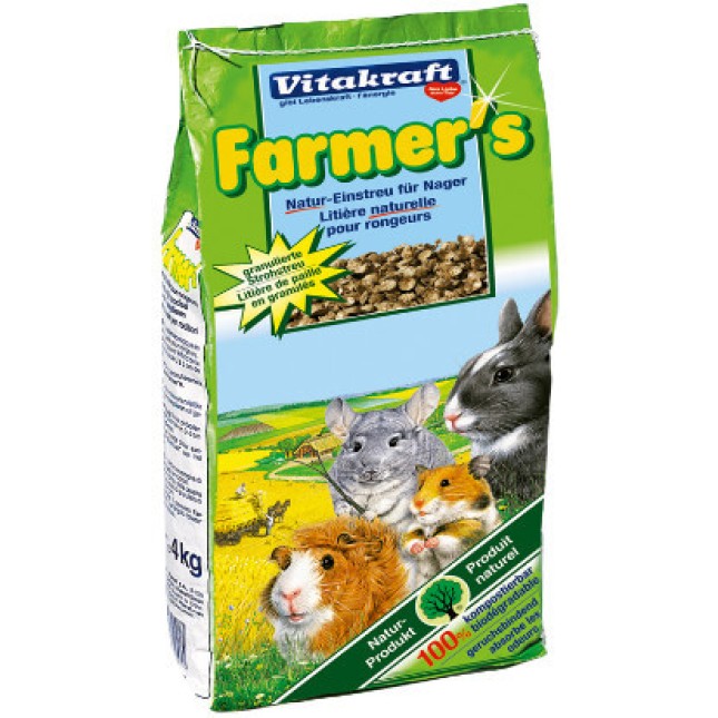 Vitakraft farmers-υπόστρωμα σε pellet 4kg. Vitakraft farmers-υπόστρωμα σε pellet 4kg.
