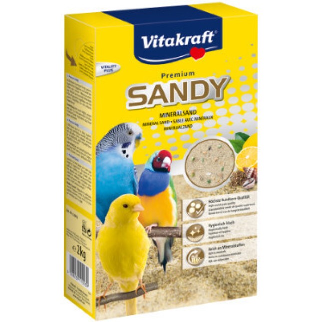 Vitakraft bio sand-άμμος πτηνών 2kg Vitakraft bio sand-άμμος πτηνών 2kg