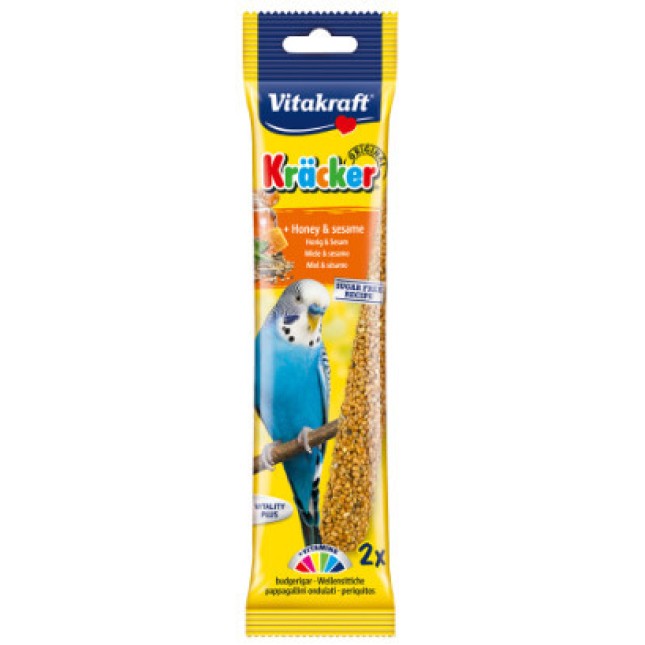 Vitakraft kracker για παπαγαλάκια με μέλι&σουσάμι 2τεμ Vitakraft kracker για παπαγαλάκια με μέλι&σουσάμι 2τεμ