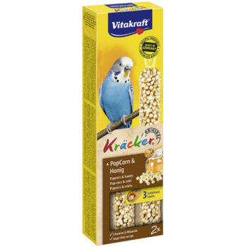 Vitakraft kracker για παπαγαλάκια με popcorn&μέλι 2τεμ Vitakraft kracker για παπαγαλάκια με popcorn&μέλι 2τεμ