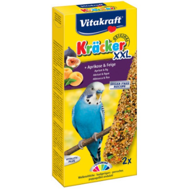 Vitakraft kracker για παπαγαλάκια βερύκοκα&σύκο 2τεμ