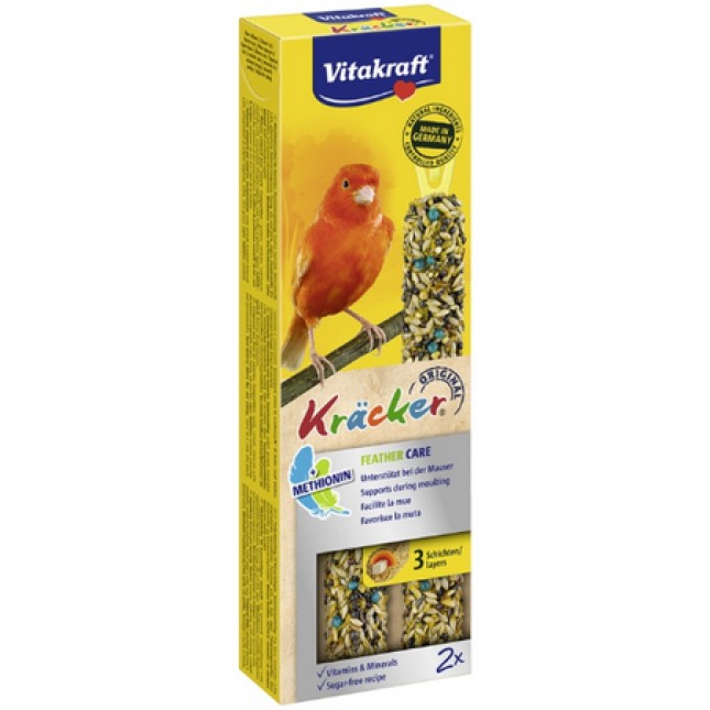 Vitakraft kracker για καναρίνια για προστασία φτερώματος 2τεμ