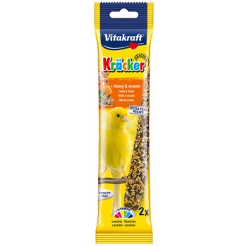 Vitakraft kracker για καναρίνια με μέλι&σουσάμι 2τεμ Vitakraft kracker για καναρίνια με μέλι&σουσάμι 2τεμ