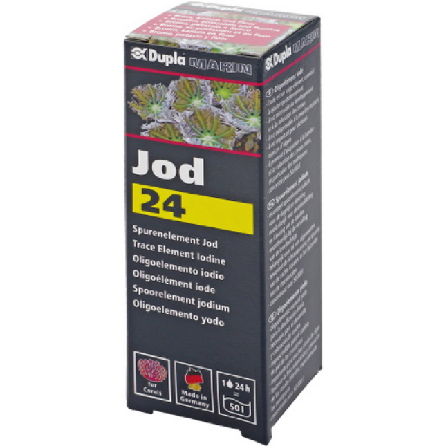 Dupla Iodine 24 Απαραίτητο ιχνοστοιχείο ιώδιο για την ανάπτυξη και το χρωματισμό των κοραλλιών 50ml Dupla Iodine 24 Απαραίτητο ιχνοστοιχείο ιώδιο για την ανάπτυξη και το χρωματισμό των κοραλλιών 50ml