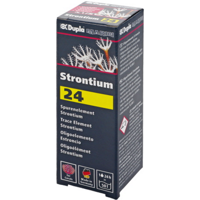 Dupla Strontium 24 Καθημερινή θρεπτική ουσία για ασπόνδυλα απαραίτητο για υγιή ανάπτυξη κοραλλιών Dupla Strontium 24 Καθημερινή θρεπτική ουσία για ασπόνδυλα απαραίτητο για υγιή ανάπτυξη κοραλλιών