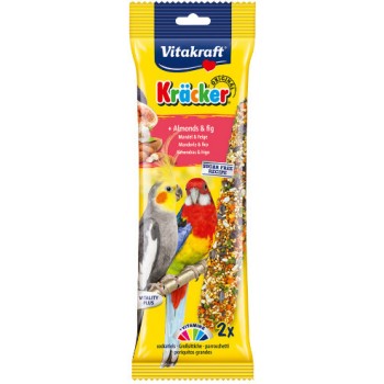Vitakraft kracker για μεσ.παπαγάλους με αμύγδαλα&σύκο 2τεμ Vitakraft kracker για μεσ.παπαγάλους με αμύγδαλα&σύκο 2τεμ