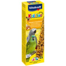 Vitakraft kracker μεγ.παπαγάλους με αμύγδαλα&τροπ.φρούτα 2τεμ