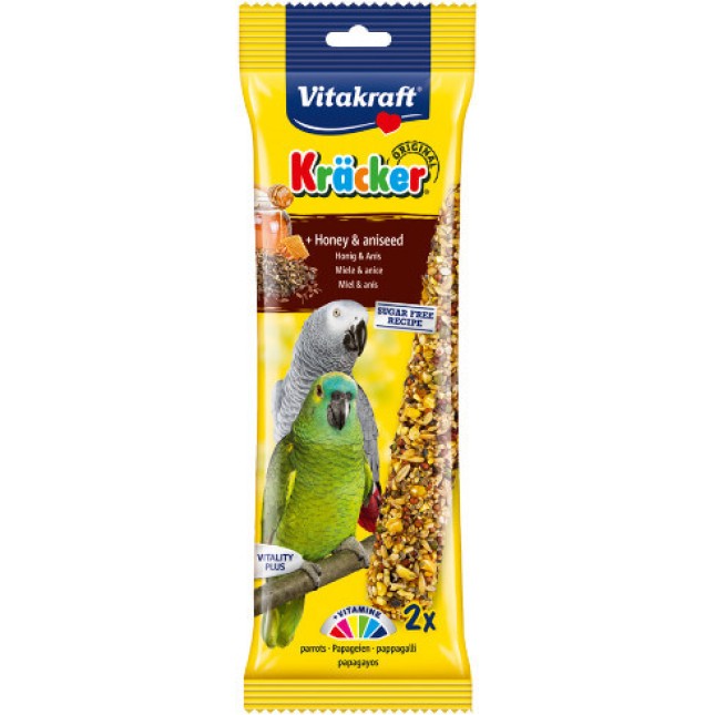Vitakraft kracker μεγ.παπαγάλους με μέλι&γλυκάνισο 2τεμ Vitakraft kracker μεγ.παπαγάλους με μέλι&γλυκάνισο 2τεμ